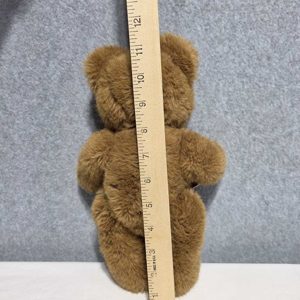 Hermann Teddy Original Brown Plush Teddy Bear 8 in Vintage 1980s w/ Tag - Picture 7 of 9